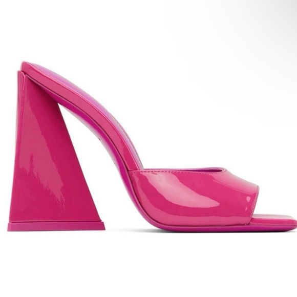 The Attico Vibrant Pink Devon Heels. 115mm. Hot pink, Fuchsia color. AUTHENTIC! - Picture 1 of 15